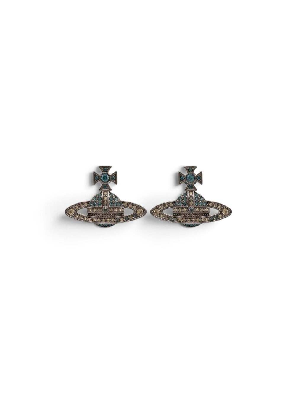Vivienne Westwood Kika Crystal Orb Stud Earrings